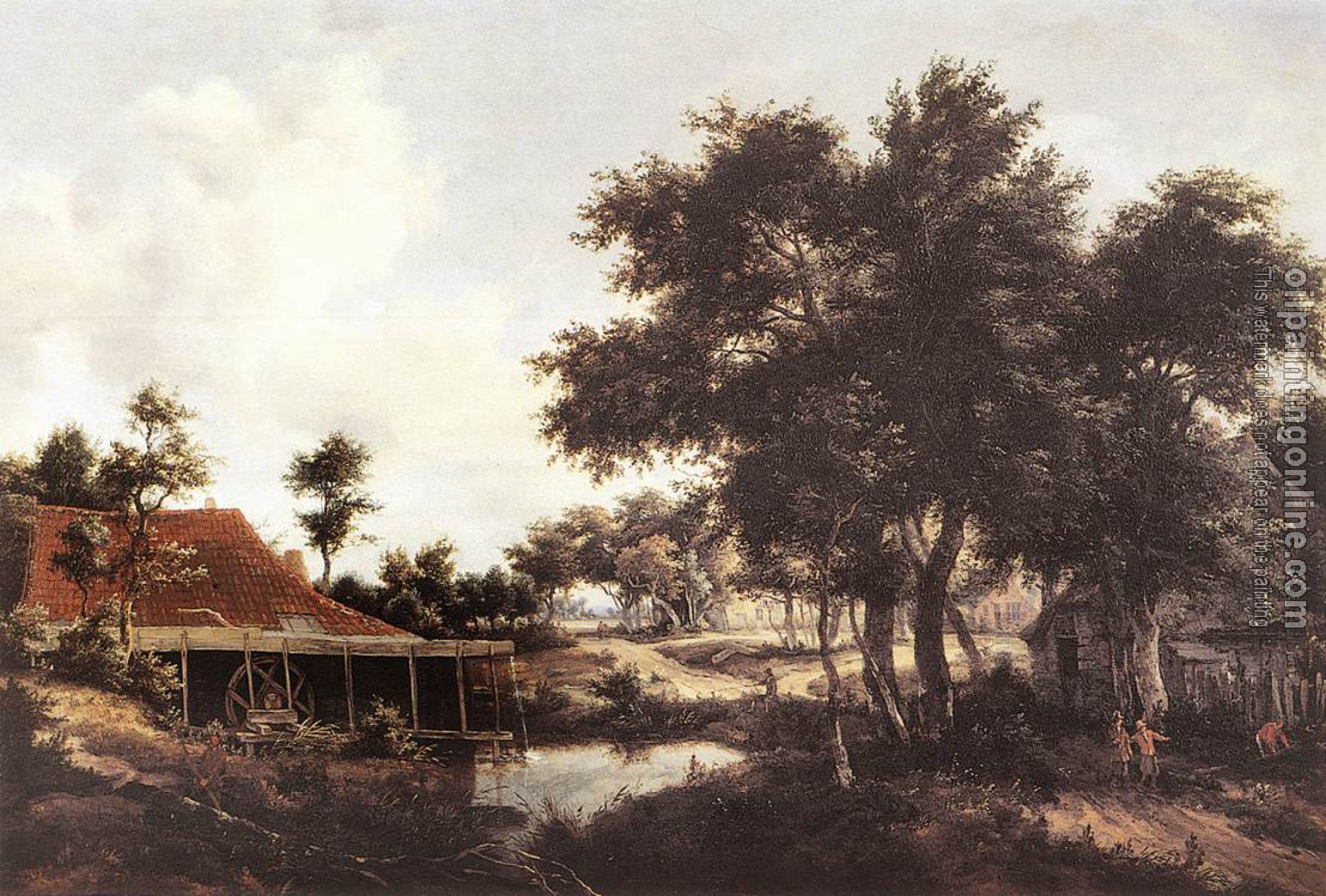 Meindert Hobbema - The Water Mill